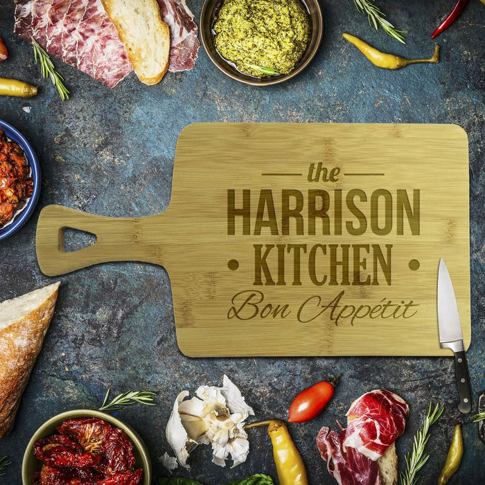 Bon AppÃ©tit Rectangle Bamboo Serving Board