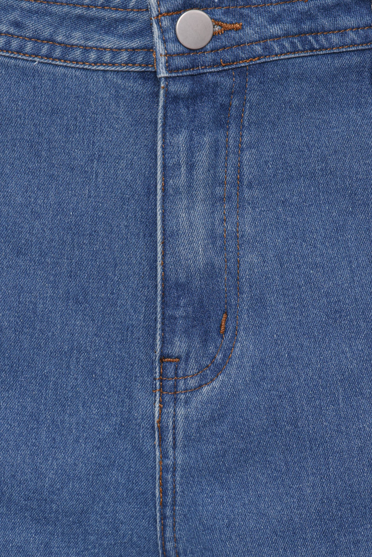 Carlina Denim Shorts - Medium Wash