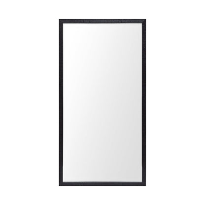 Bristol Black 20x40 Faux Wood Frame Bathroom Vanity Mirror