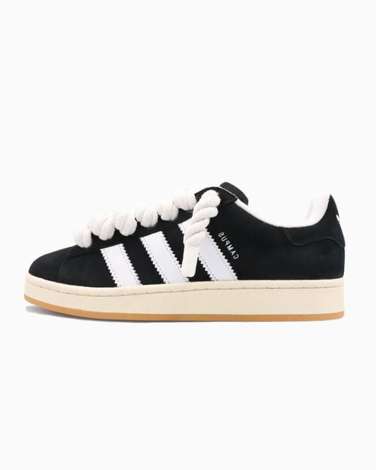 Adidas Campus 00s Black Rope Laces White