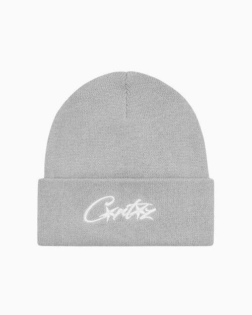Corteiz Allstarz Folded Beanie Grey