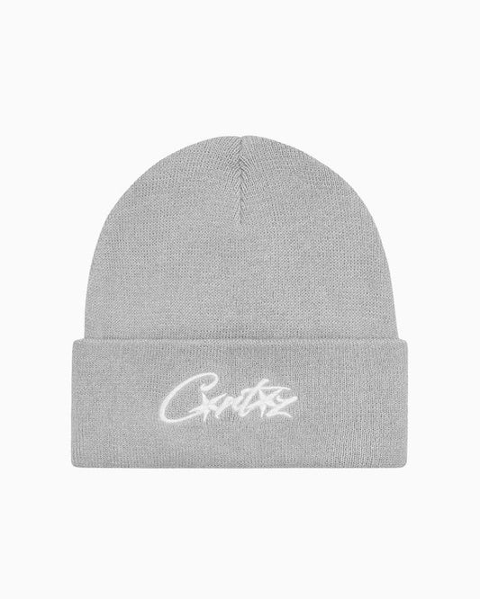 Corteiz Allstarz Folded Beanie Grey