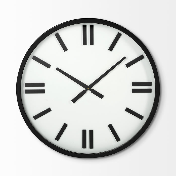 Derby 24" Round Oversize Modern Wall Clock