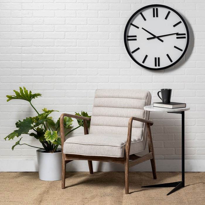 Derby 24" Round Oversize Modern Wall Clock