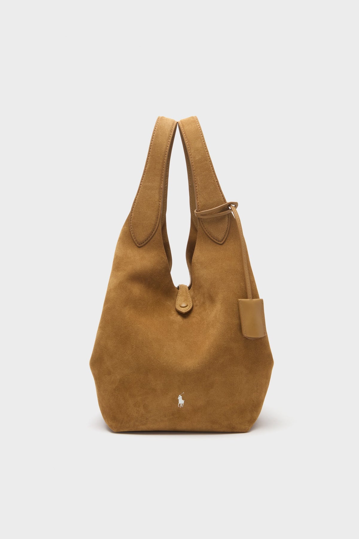 Caramel Medium Suede Tote