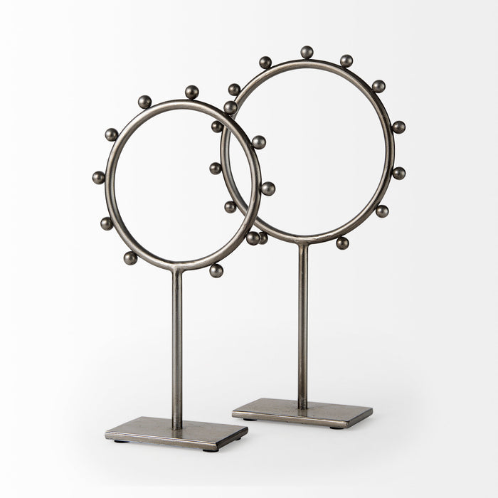 Elio 7.5L x 3.0W x 13.2H Small Studded hoop object
