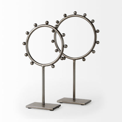 Elio 7.5L x 3.0W x 13.2H Small Studded hoop object