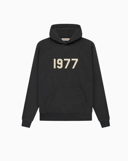 Fear of God Essentials Hoodie 1977 Iron Black
