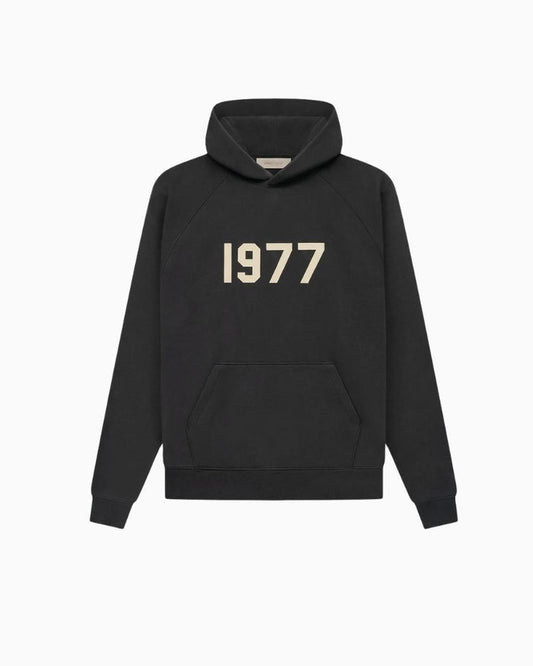 Fear of God Essentials Hoodie 1977 Iron Black