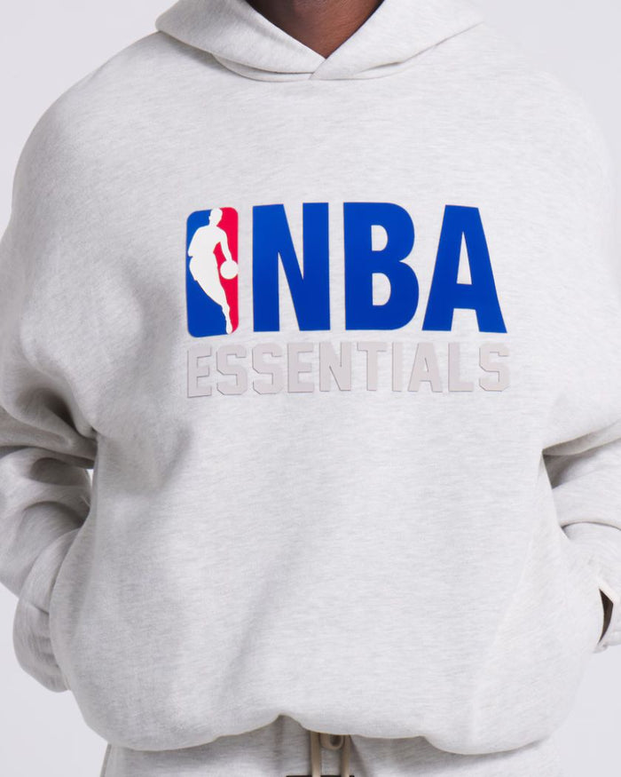 Fear Of God Essentials Hoodie NBA Light Heather