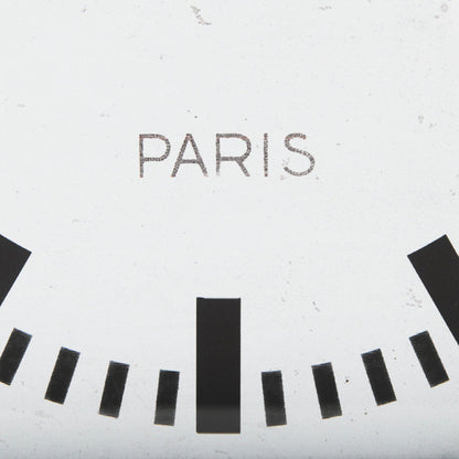 Felix Gray Metal Square Table Clock