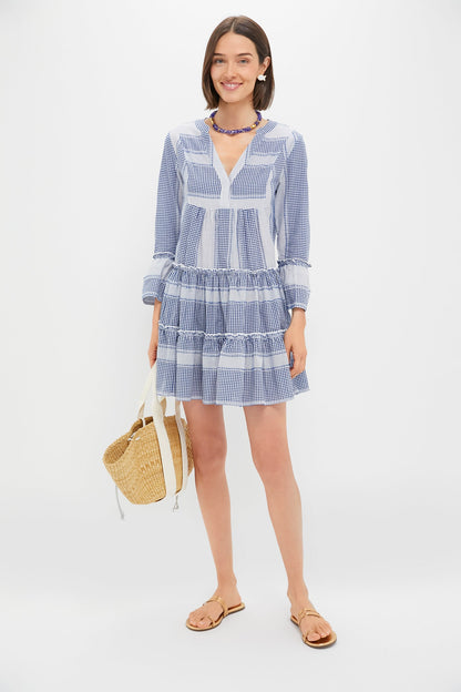 Blue Gingham Lanie Dress