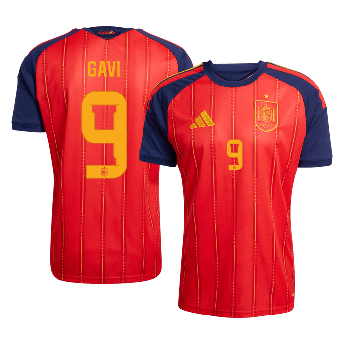 GAVI #9 Spain Home Soccer Jersey 2026