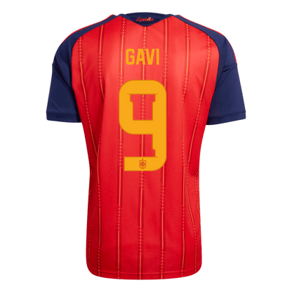 GAVI #9 Spain Home Soccer Jersey 2026