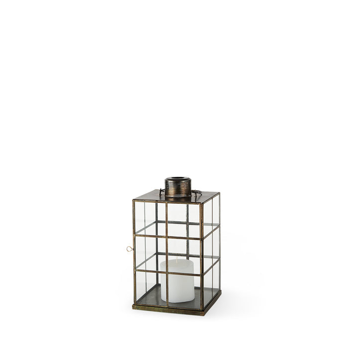 Grimwig (Small) 8L x 8W x 15H LANTERN W/SHEET BASE WITHOUT BEVEL