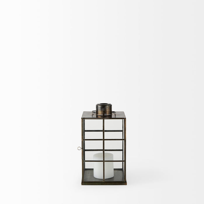 Grimwig (Small) 8L x 8W x 15H LANTERN W/SHEET BASE WITHOUT BEVEL