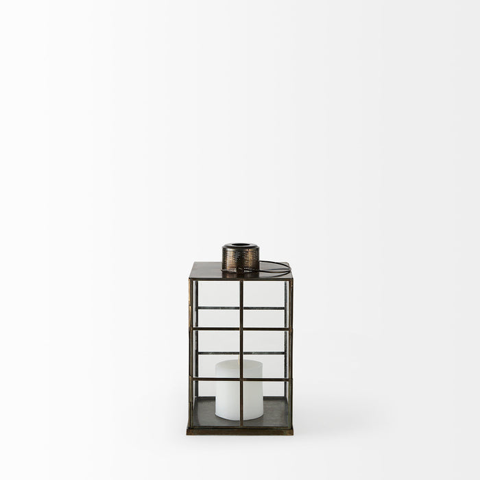 Grimwig (Small) 8L x 8W x 15H LANTERN W/SHEET BASE WITHOUT BEVEL