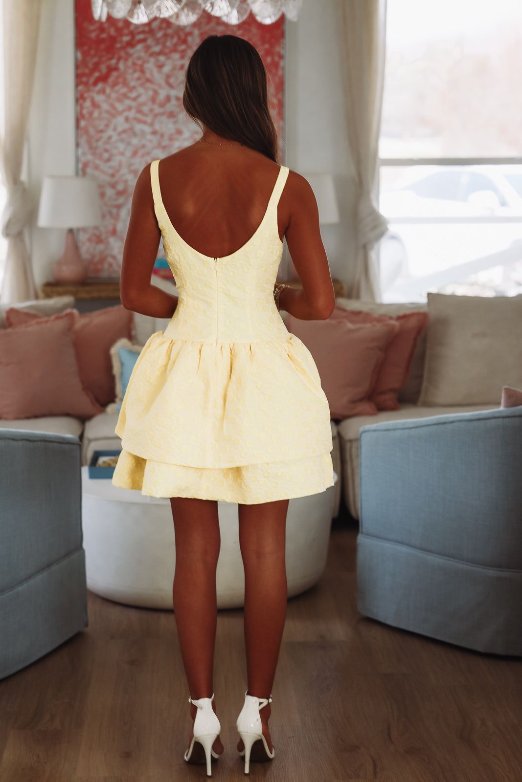 Fairy Belle Mini Dress - Yellow
