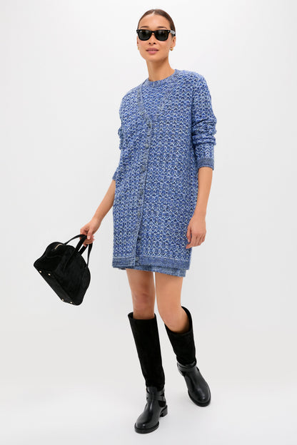 Blue Knit Marie Dress
