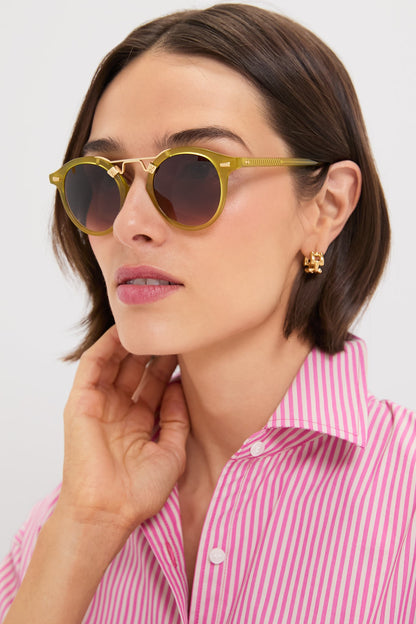 Chartreuse 18K St. Louis Sunglasses