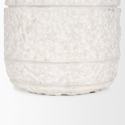 Irina Small White Marble Door Stopper