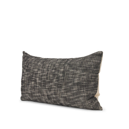 Jalia Cream and Black Cotton Decorative Lumbar Pillow Cover