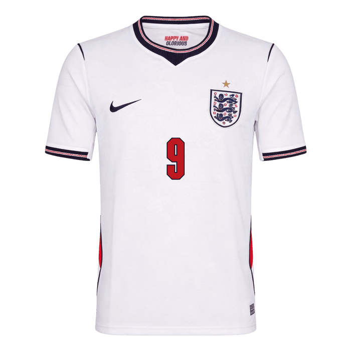 KANE #9 England Home Soccer Jersey World Cup 2026