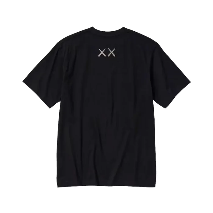 KAWS x UNIQLO UT Short Sleece Tee Black