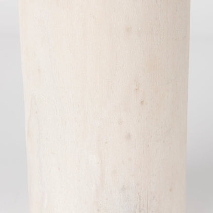 Knox Medium White-Wash Wood Decorative Object