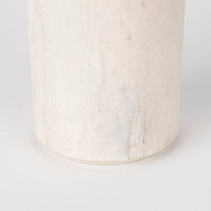 Knox Medium White-Wash Wood Decorative Object