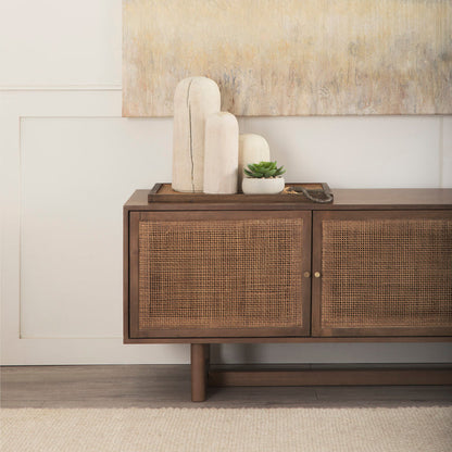 Knox Medium White-Wash Wood Decorative Object