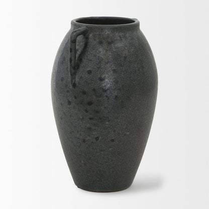 Kora Medium Dark Metallic Double Ear Vase