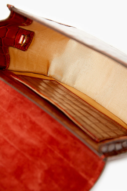 Chestnut Giselle Belt Detail Top Handle Crossbody