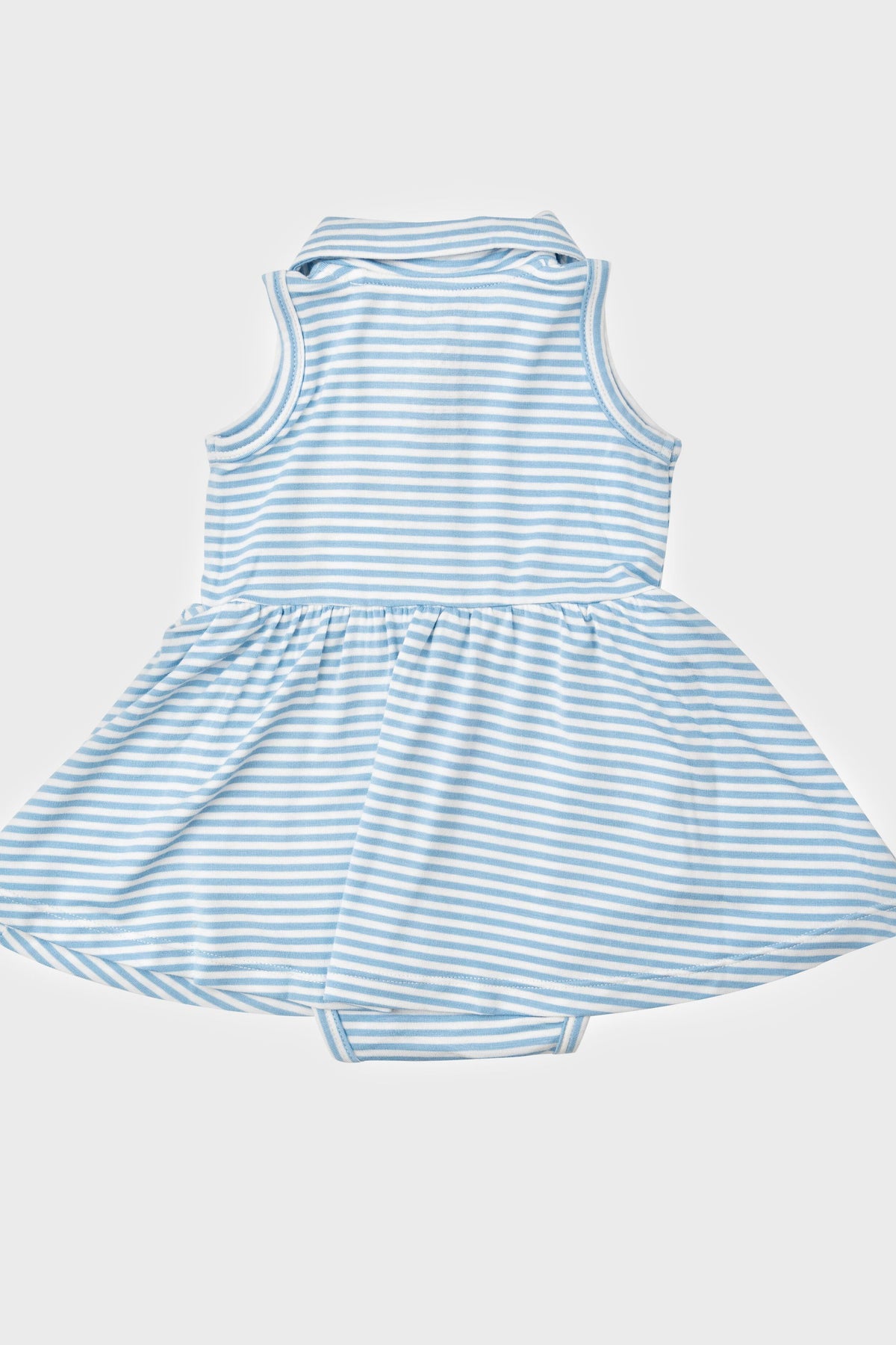 Blue Stripe Golf Tank Bodysuit Dress