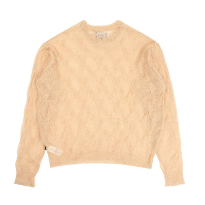 LOOSE KNIT CROSS CABLE