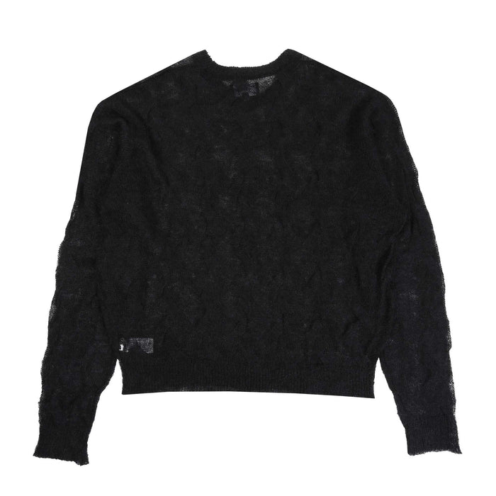 LOOSE KNIT CROSS CABLE