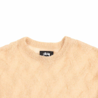 LOOSE KNIT CROSS CABLE