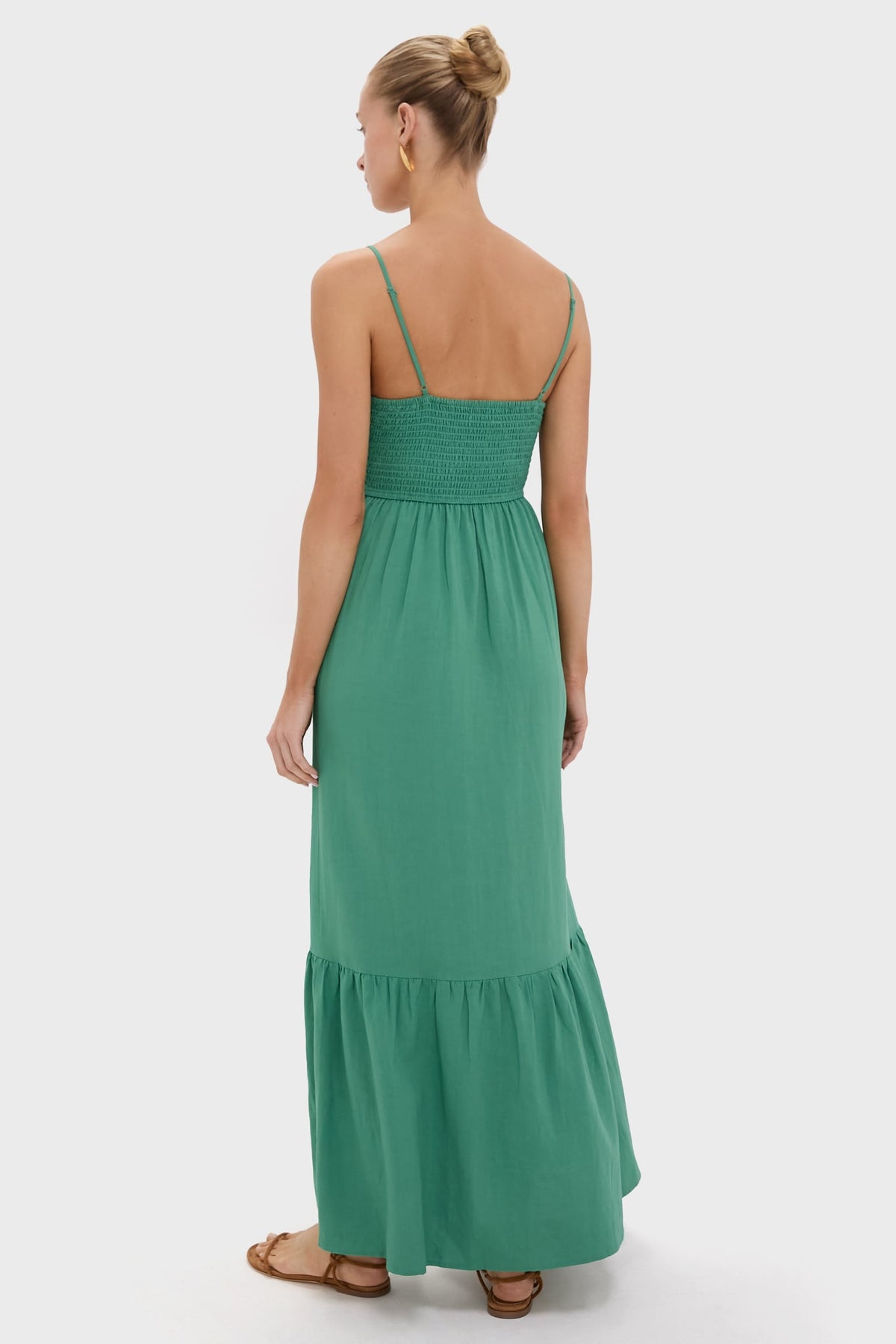 Botanical Green Winslet Maxi Dress