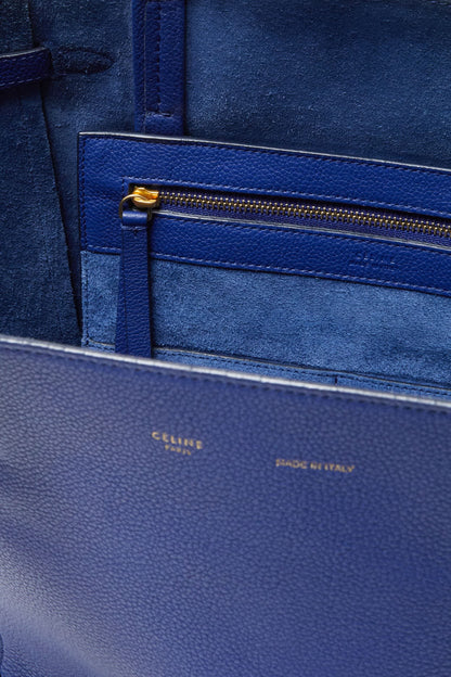 Celine Blue Phantom Cabas Tote