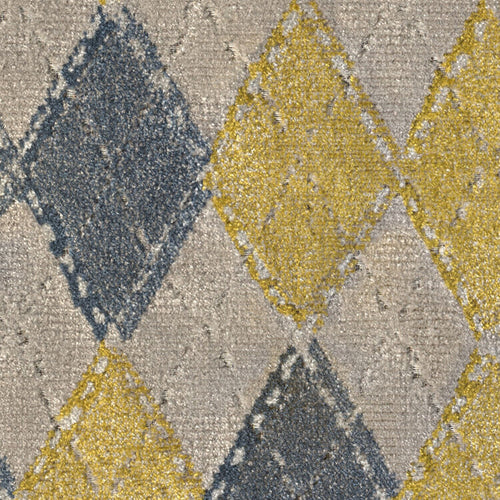Oblique Argyle - Golden Slate - 4131 - 06 - Half Yard