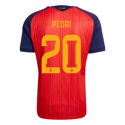PEDRI #20 Spain Home Soccer Jersey 2026