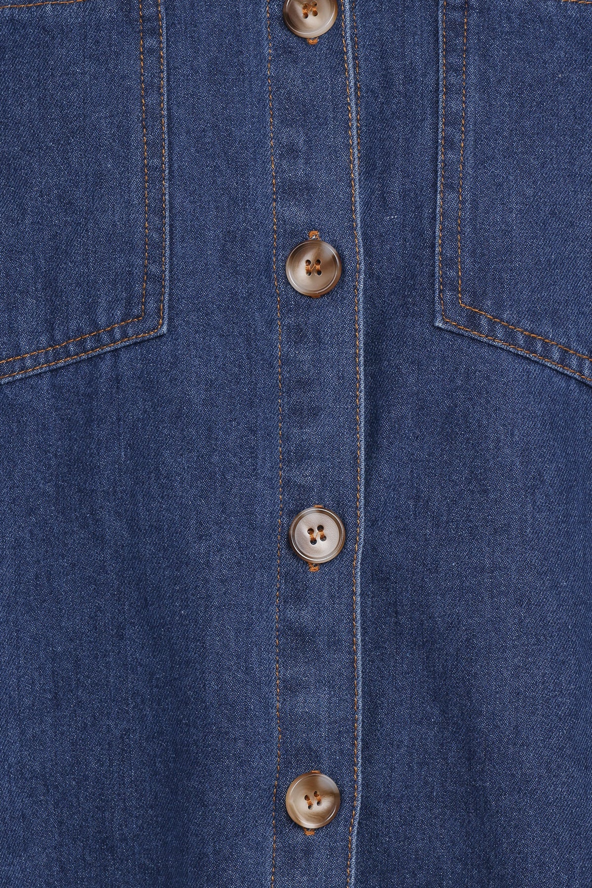 Anicia Denim Shirt - Dark