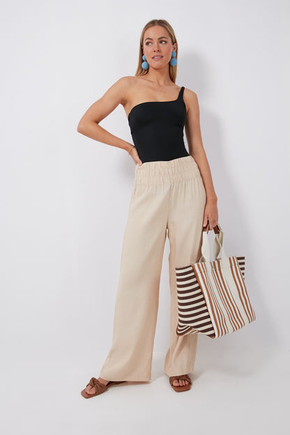 Camel and Brown Parcours L Palais Royal Tote