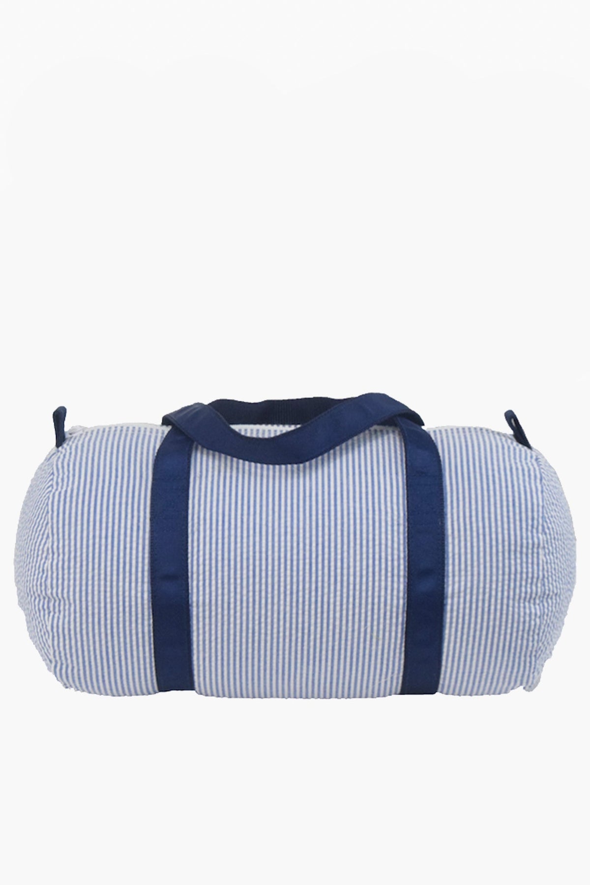 Blue Seersucker Baby Duffel