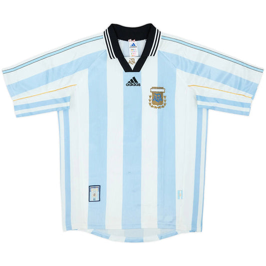 Retro Soccer Jersey Argentina Home World Cup 1998
