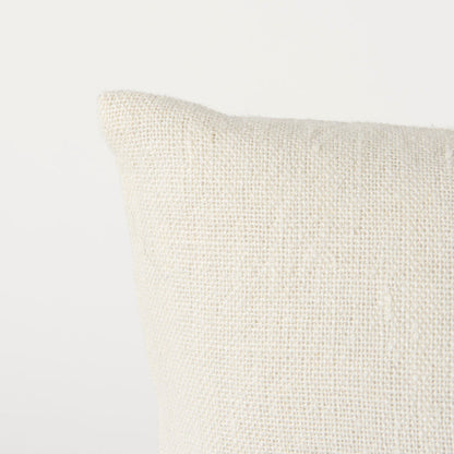 Sandra 18 x 18 Beige With Blue Stripes Decorative Pillow Cover