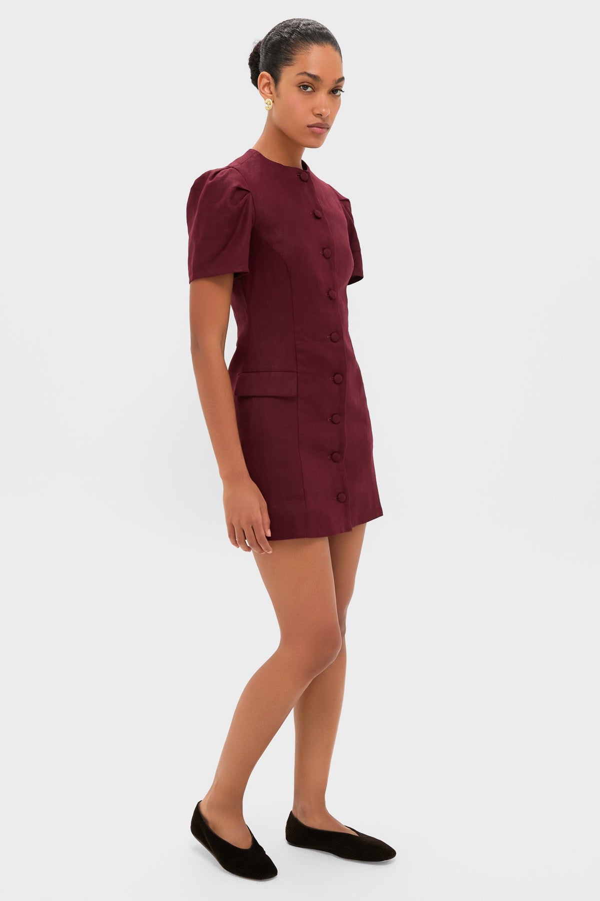 Bordeaux Emma Mini Dress