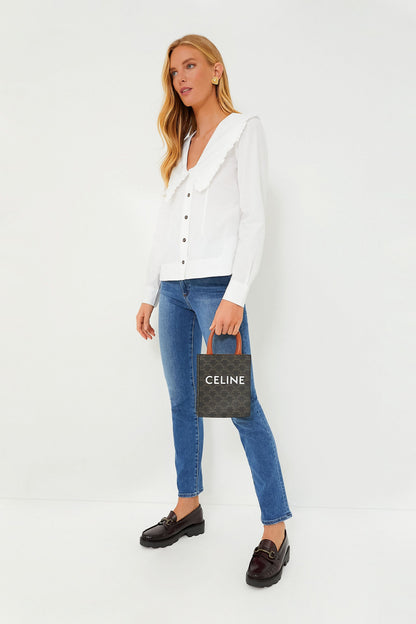 Celine Triomphe Mini Vertical Cabas Tote