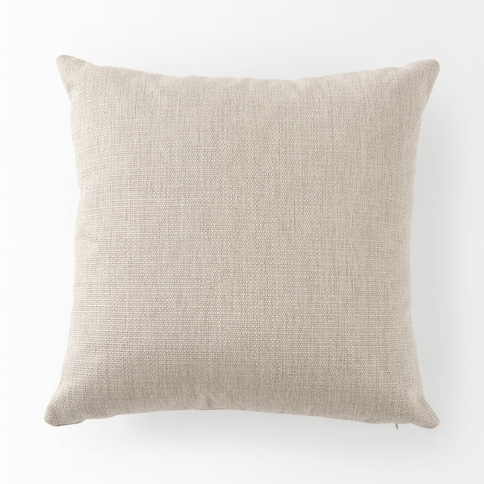Valence Beige Throw Pillow Sectional Piece