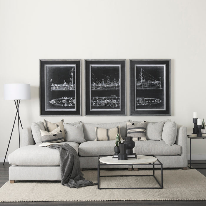 Valence Light Gray Throw Pillow Sectional Piece